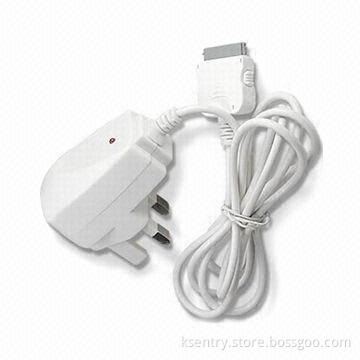 Travel Home AC Power Wall Charger Adapter with 5V 1A Output Power, Suit for iPhone 3G/3GS/4 and iPod